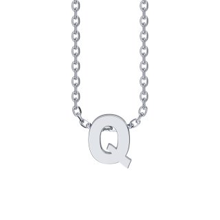 Letters with Love - Pendant letter Q silver
