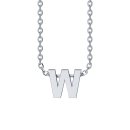 Letters with Love - Pendant letter W silver