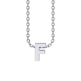 Letters with Love - Pendant letter F silver