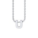 Letters with Love - Pendant letter U silver