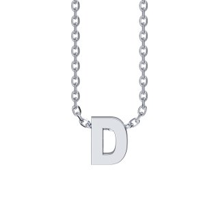 Letters with Love - Pendant letter D silver