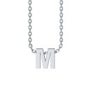 Letters with Love - Pendant letter M silver