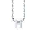 Letters with Love - Pendant letter H silver