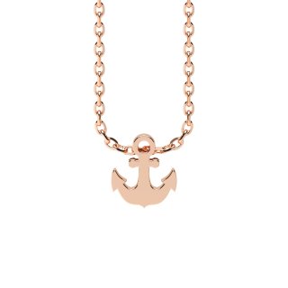 Letters with Love - Pendant anchor rose gold
