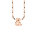Letters with Love - Pendant „&“ symbol rose gold