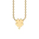 Letters with Love - Pendant four leaf clover gold