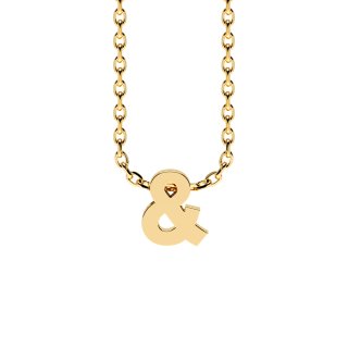 Letters with Love - Pendant „&“ symbol gold