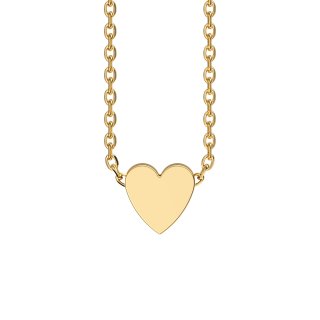 Letters with Love - Pendant heart gold