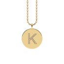 Letters with Love - Coin letter K gold