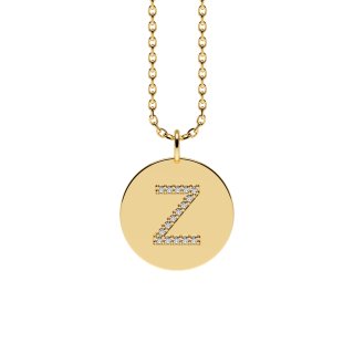 Letters with Love - Coin Buchstabe Z Gold