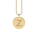 Letters with Love - Coin letter Z gold