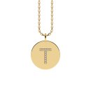 Letters with Love - Coin letter T gold
