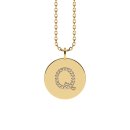 Letters with Love - Coin letter Q gold
