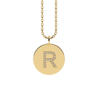Letters with Love - Coin letter R gold