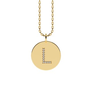 Letters with Love - Coin Buchstabe L Gold