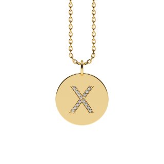 Letters with Love - Coin letter X gold