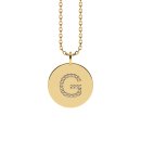 Letters with Love - Coin letter G gold