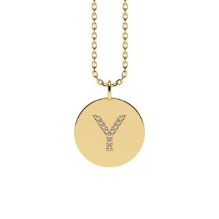 Letters with Love - Coin letter Y gold