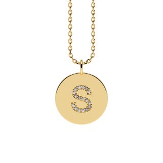 Letters with Love - Coin letter S gold