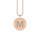 Letters with Love - Coin letter M rose gold