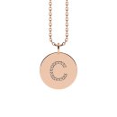Letters with Love - Coin letter C rose gold