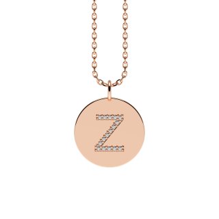 Letters with Love - Coin letter Z rose gold