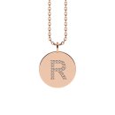 Letters with Love - Coin Buchstabe R Ros&eacute;gold