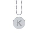Letters with Love - Coin letter K silver