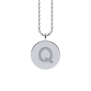 Letters with Love - Coin letter Q silver