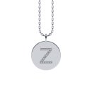 Letters with Love - Coin letter Z silver