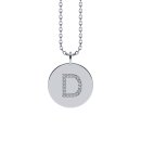 Letters with Love - Coin letter D silver