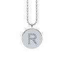 Letters with Love - Coin Buchstabe R Silber