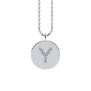 Letters with Love - Coin letter Y silver