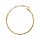 Curb chain bracelet gold