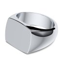 Signet ring square silver