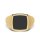 Signet ring square onyx gold
