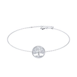 Bracelet tree of life silver
