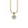 Necklace small cubic zirconia gold