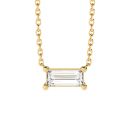 Halskette Baguette Gold
