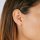 Stud earrings zirconia small silver