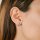 Stud earrings knot silver