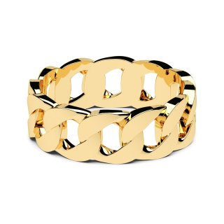 Ring curb gold