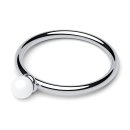 Ring pearl silver