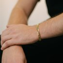 Curb chain bracelet gold