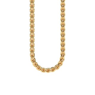 Braid necklace gold