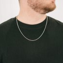 Braid necklace silver