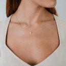Necklace heart zirconia gold