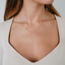 Necklace heart pav&eacute; gold