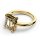 Ring gelber Baguette Gold