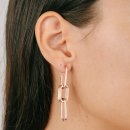 Earrings links rose gold
